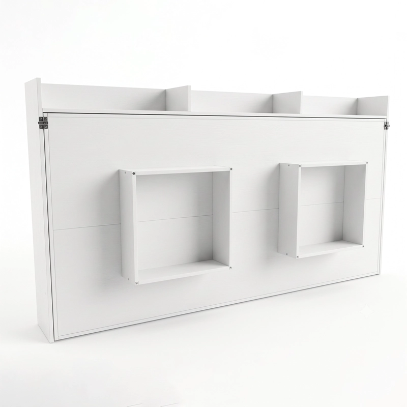 CAMA PLEGABLE HORIZONTAL 1 PZA HOGA DUBAI BLANCO - 4