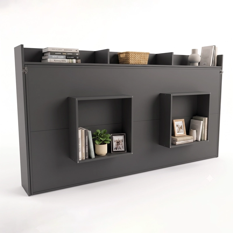 CAMA PLEGABLE HORIZONTAL 1 PZA HOGA DUBAI GRAFITO - 8