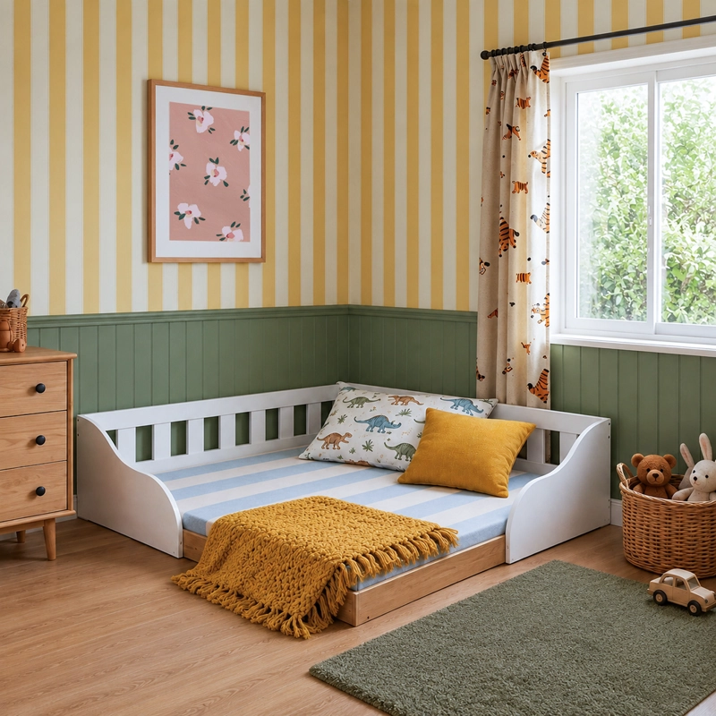 CAMA MONTESSORI 2 PZA HOGA VENECIA BLANCO - 1