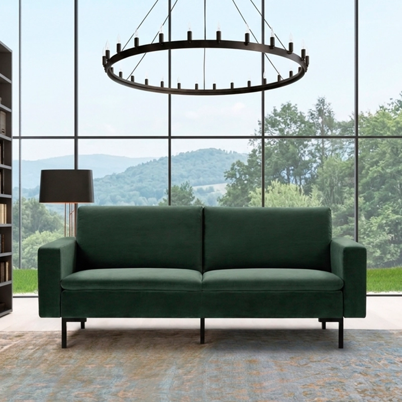 SOFA CAMA HOGA PLEASURE VERDE BOTELLA - 1