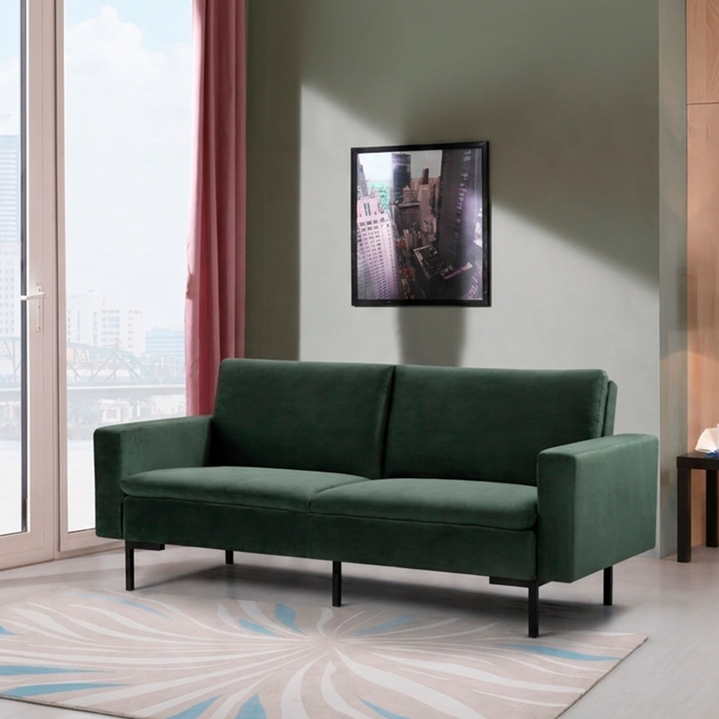 SOFA CAMA HOGA PLEASURE VERDE BOTELLA - 4