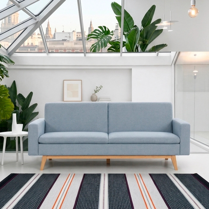 SOFA CAMA HOGA SKY CELESTE - 1
