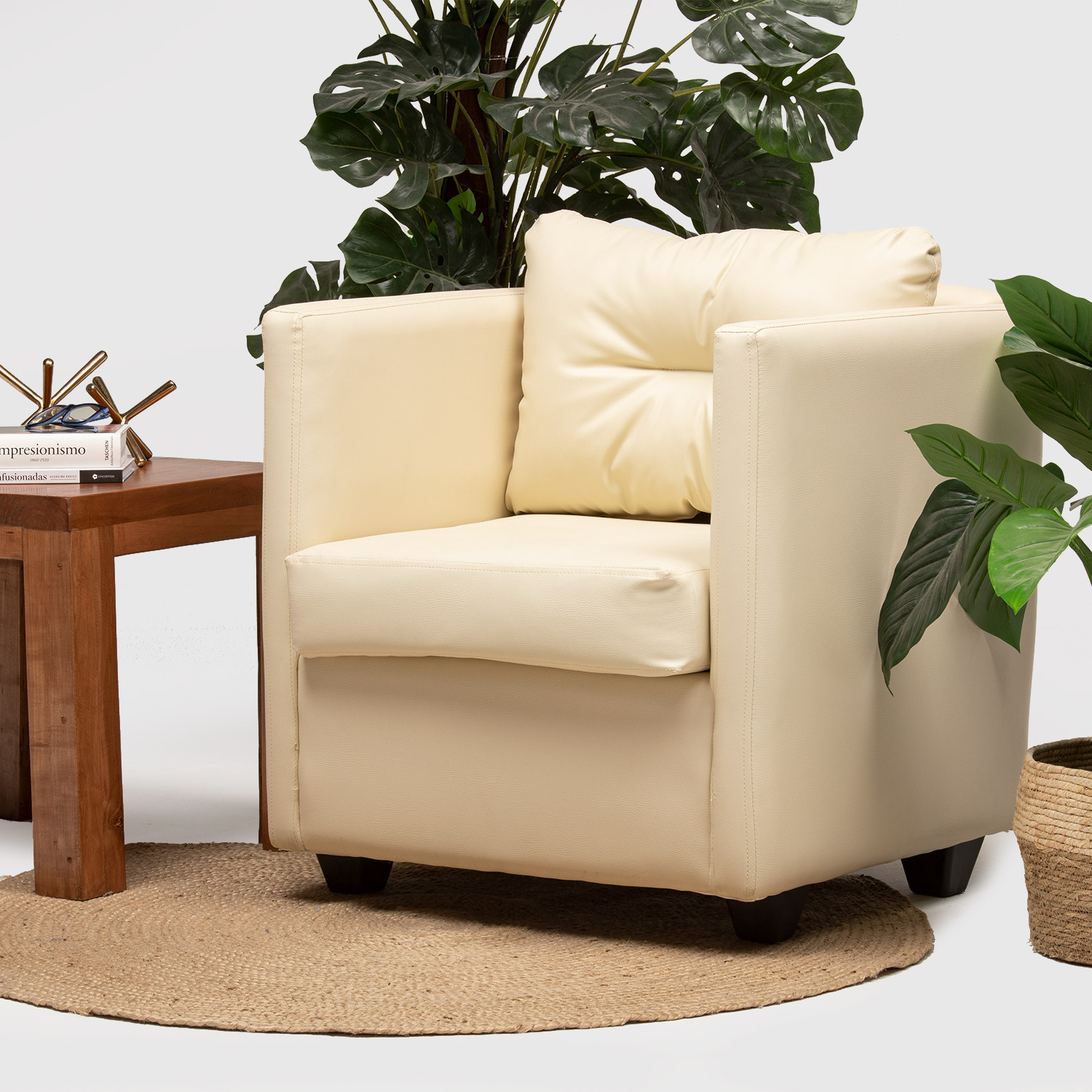 POLTRONA CABURGA BEIGE - 4