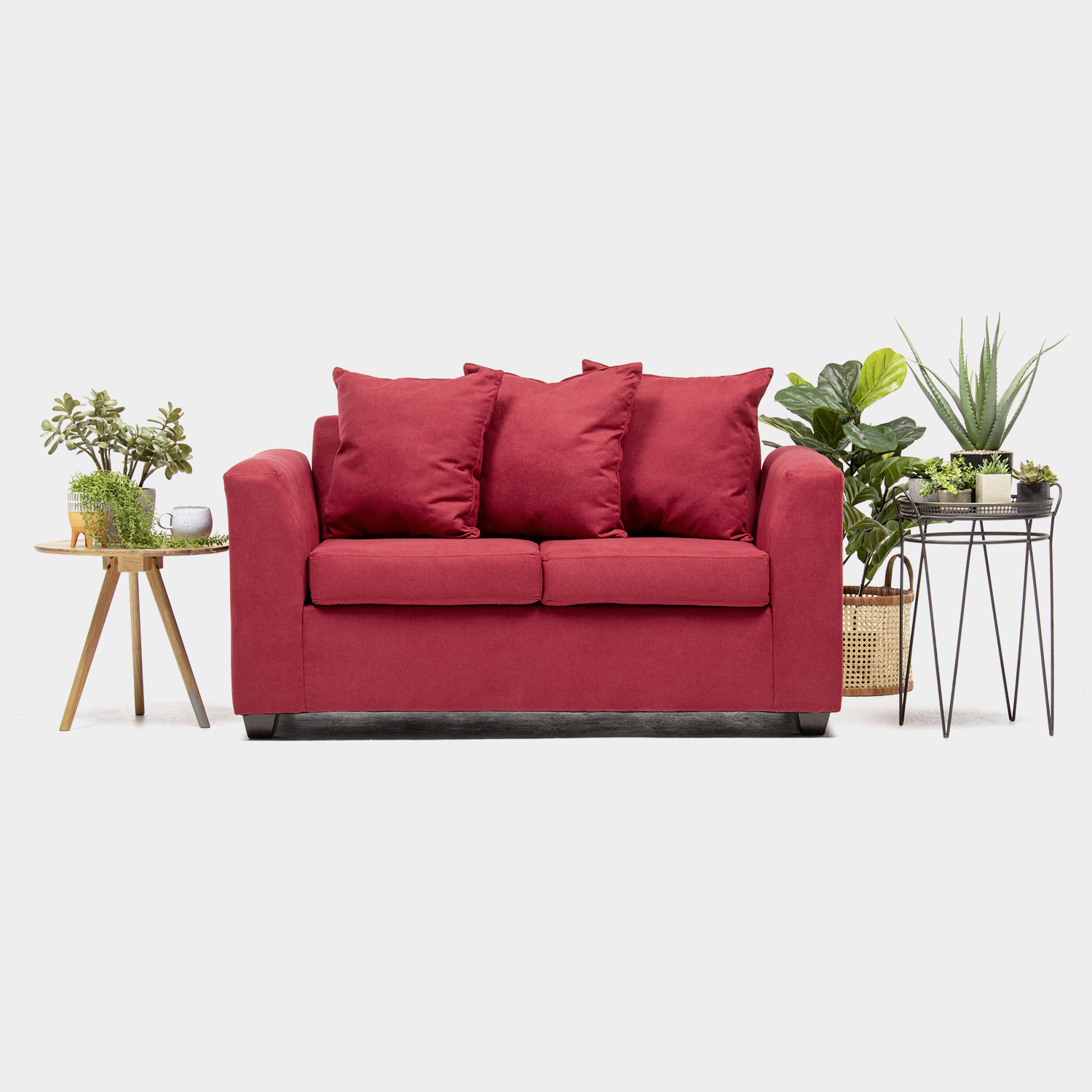 SOFA VIENA 2C ROJO - 4