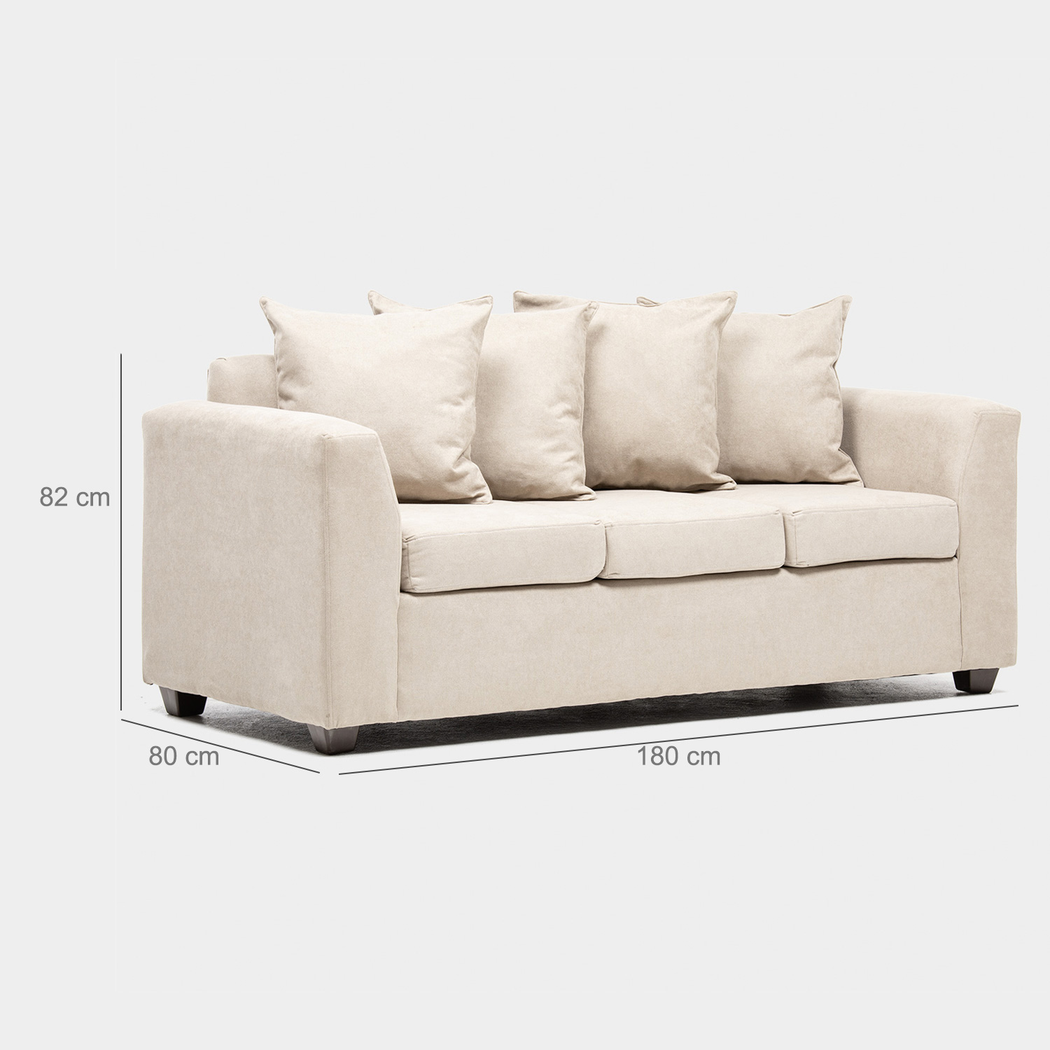 SOFA VIENA 3C BEIGE - 3
