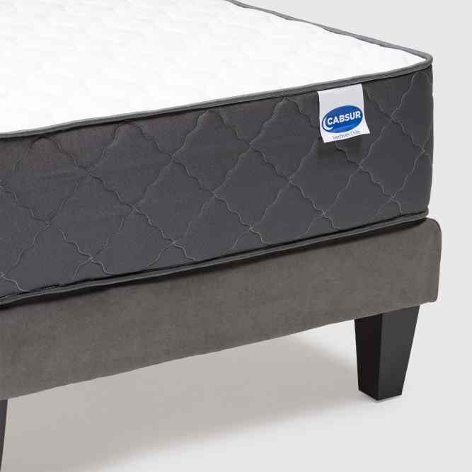 BASE CAMA MAX 1 PLAZA GRIS - 2