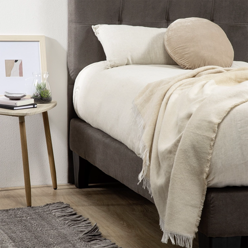 BASE CAMA MAX 1,5 PLAZA GRIS - 4