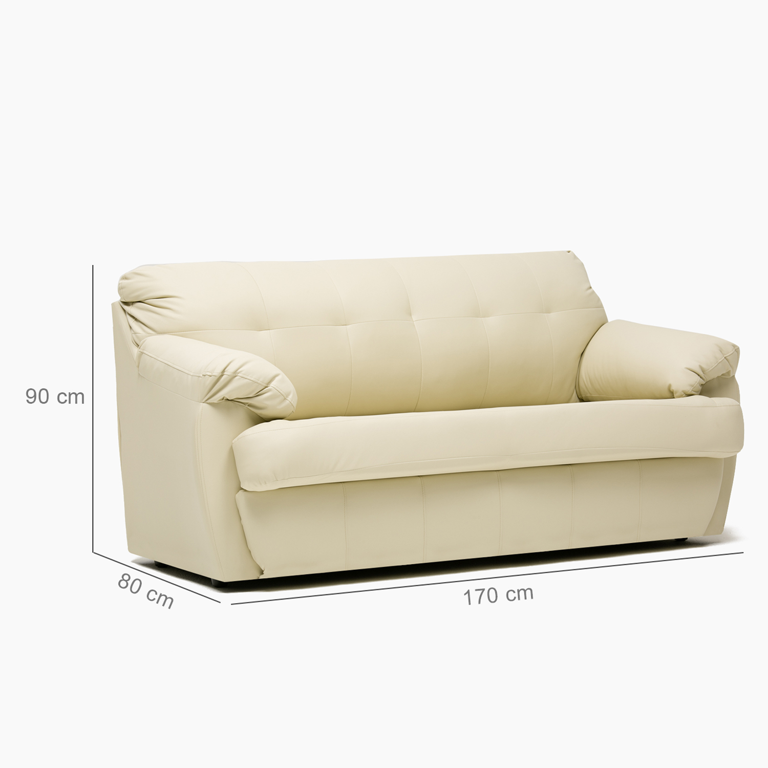 SOFA CABURGA 3CPOS BEIGE - 2
