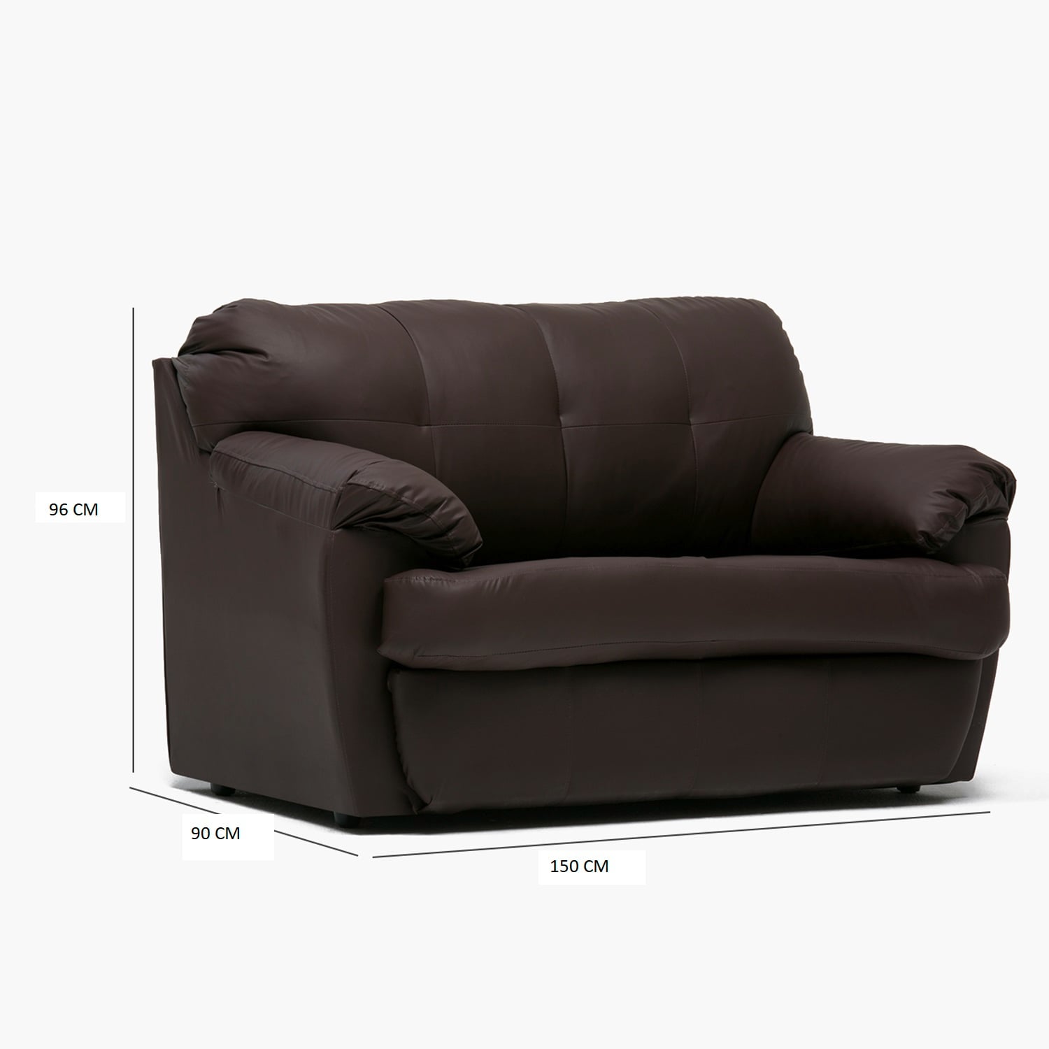 SOFA CABURGA 2CPOS CAFÉ MORO - 4
