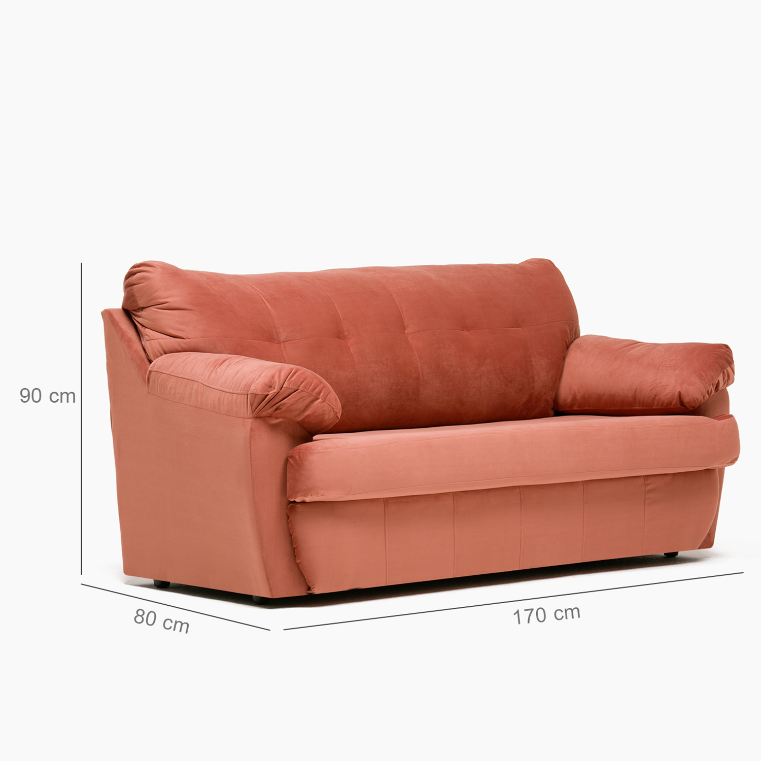 SOFA CABURGA 3CPOS TERRACOTA - 2