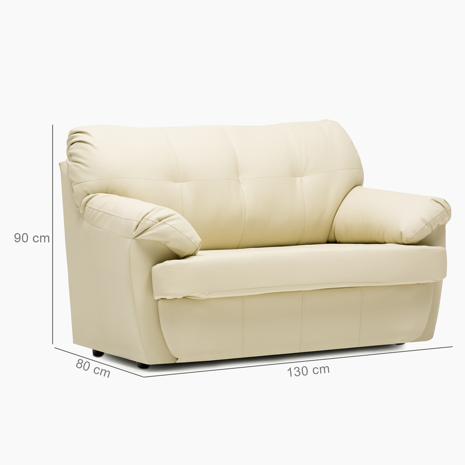 SOFA CABURGA 2CPOS BEIGE - 2