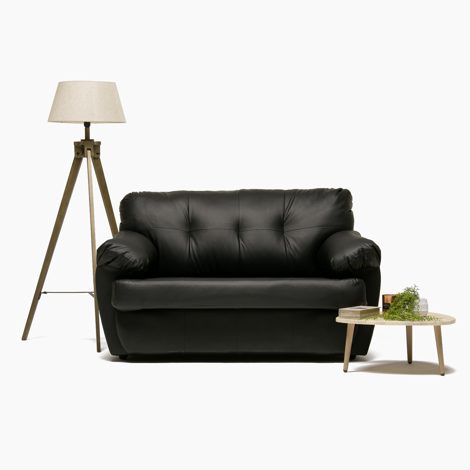 SOFA CABURGA 2CPOS NEGRO - 4