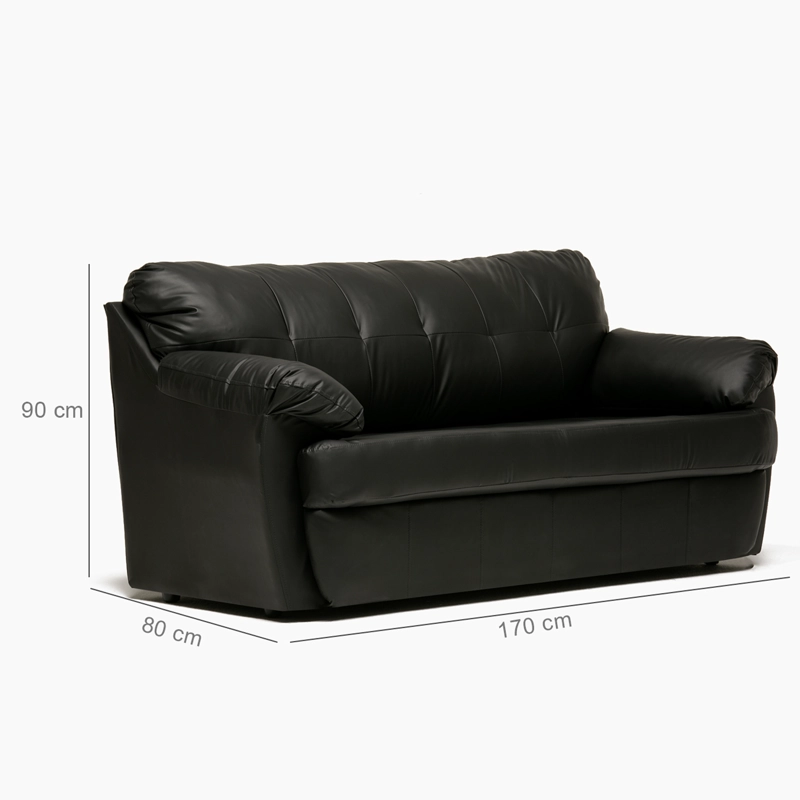 SOFA CABURGA 3CPOS NEGRO - 2