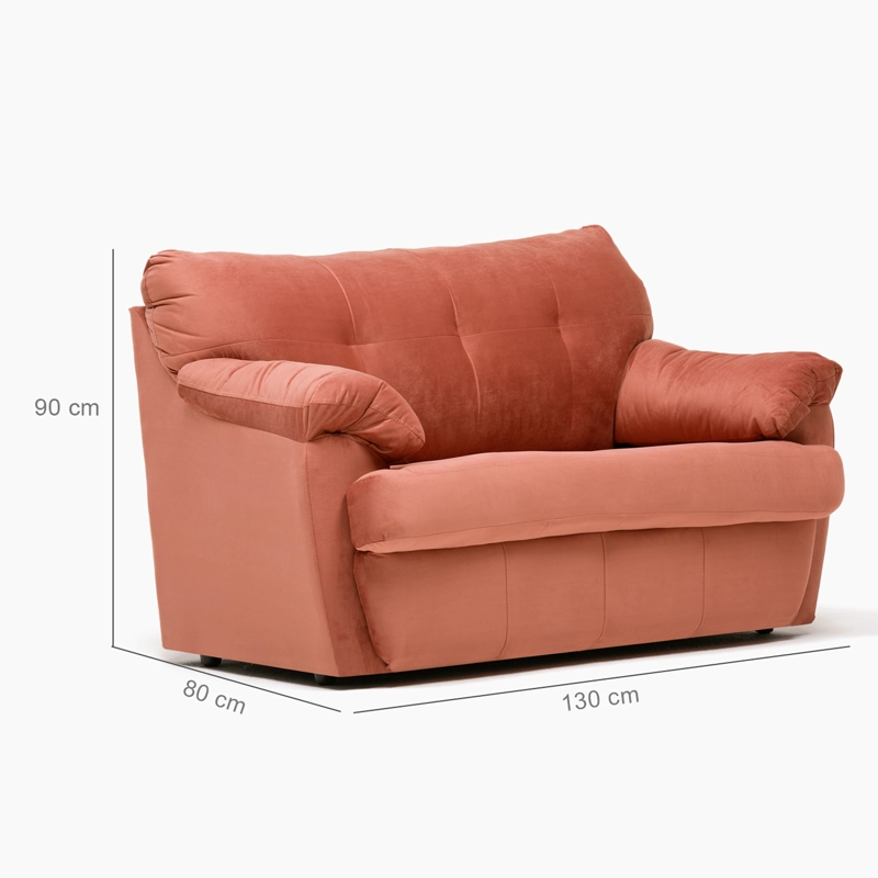 SOFA CABURGA 2CPOS TERRACOTA - 2
