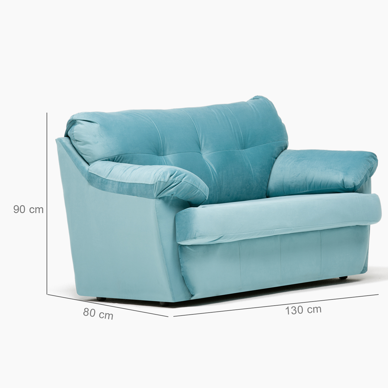 SOFA CABURGA 2CPOS TURQUEZA - 2