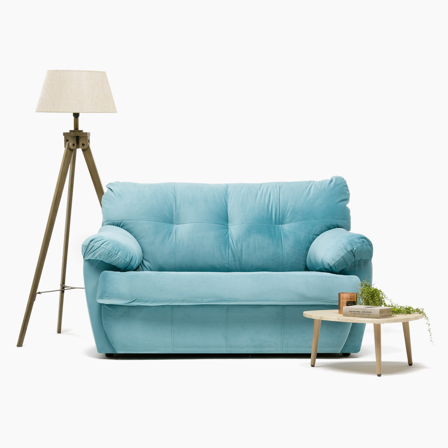SOFA CABURGA 2CPOS TURQUEZA - 4