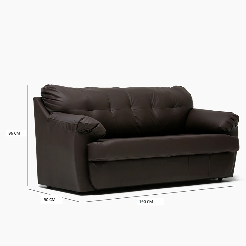 SOFA CABURGA 3CPOS CAFÉ MORO - 4