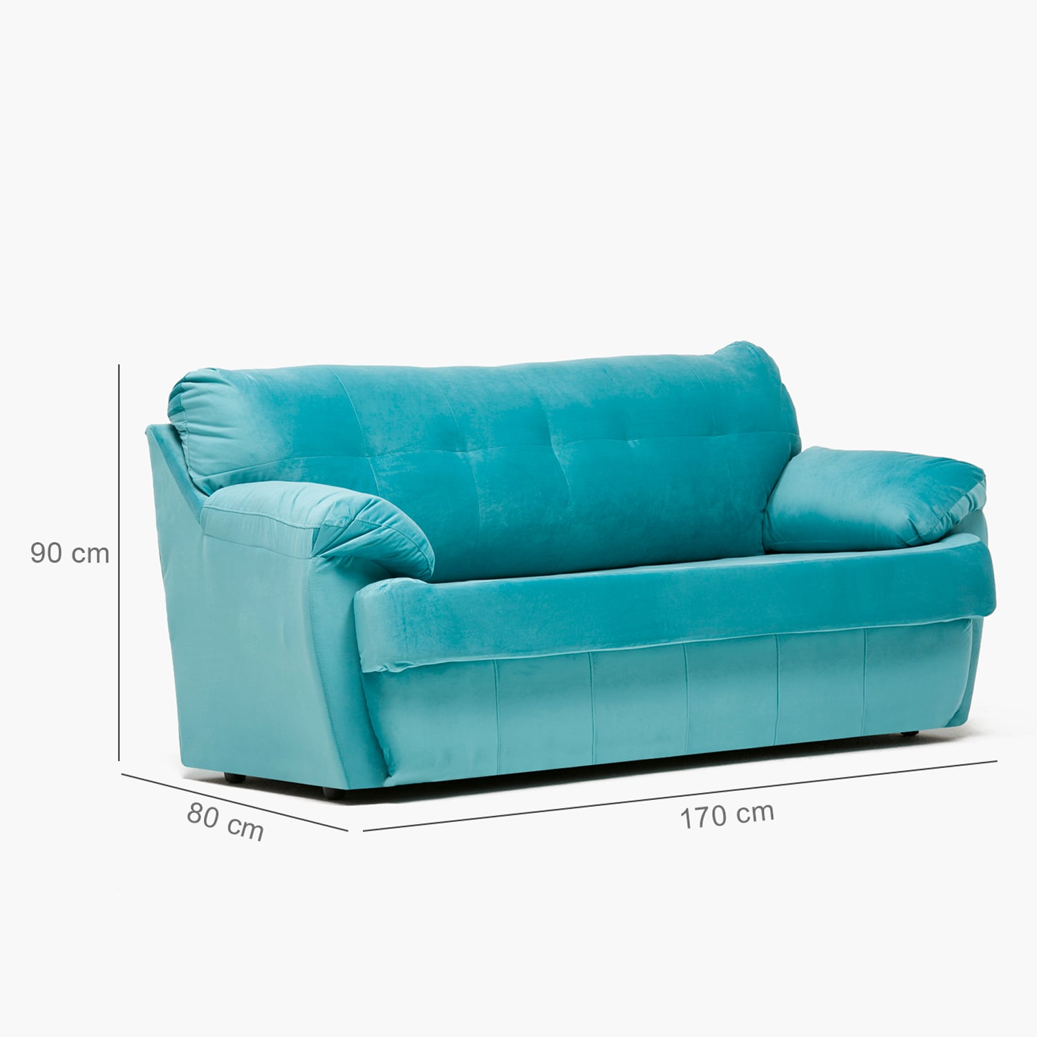 SOFA CABURGA 3CPOS TURQUEZA - 2