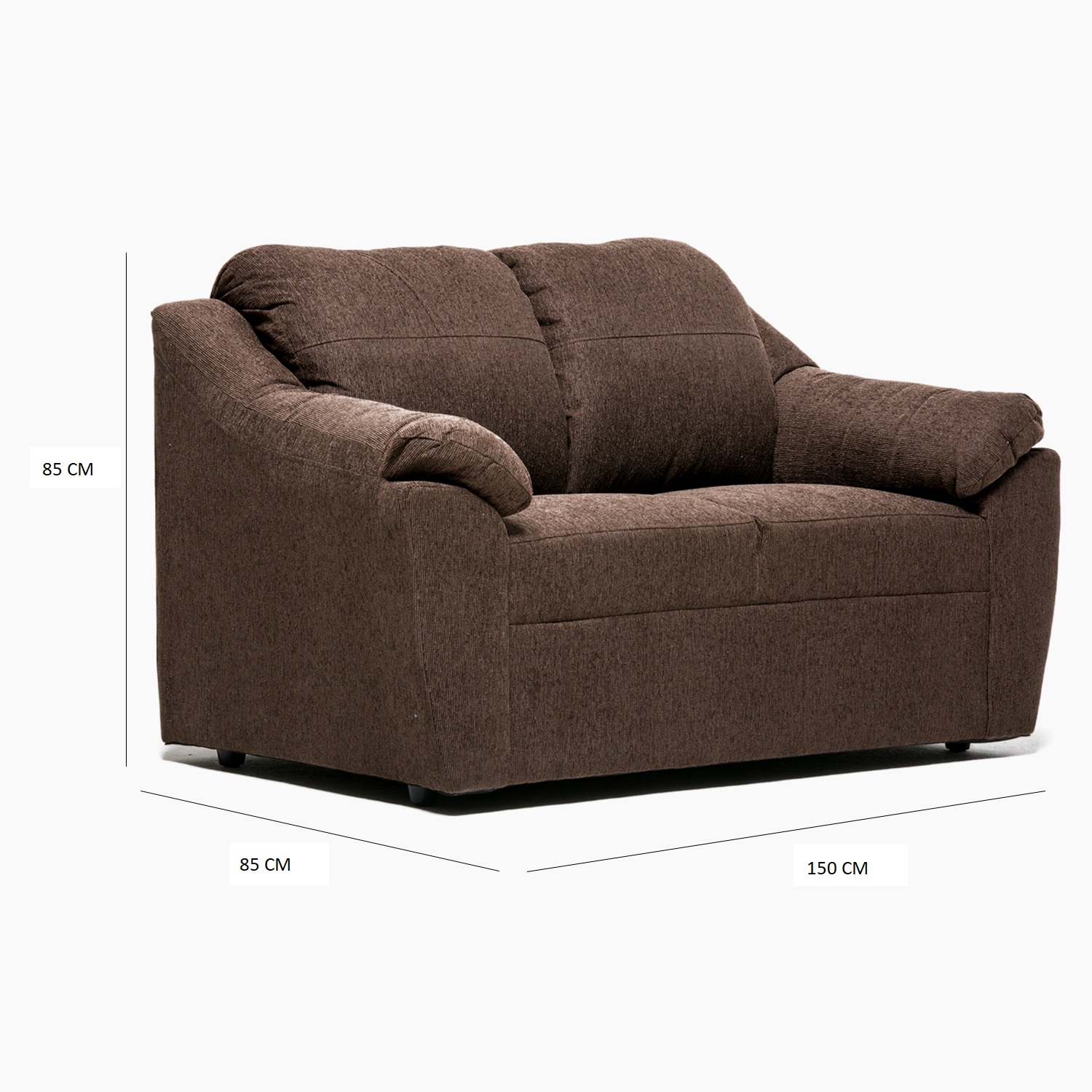 SOFA GENOVA 2CPOS CHOCOLATE - 2