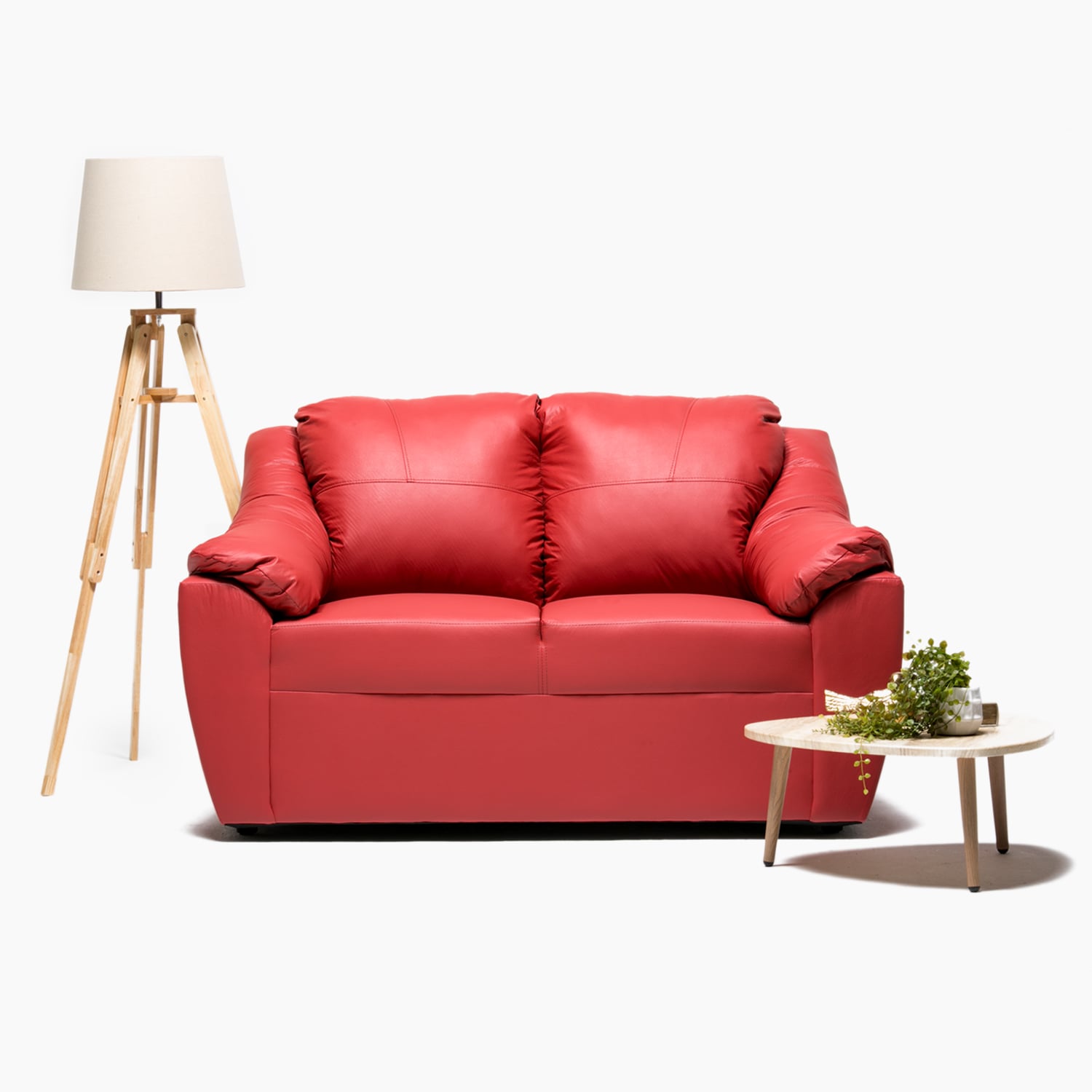 SOFA GENOVA 2CPOS ROJO - 4