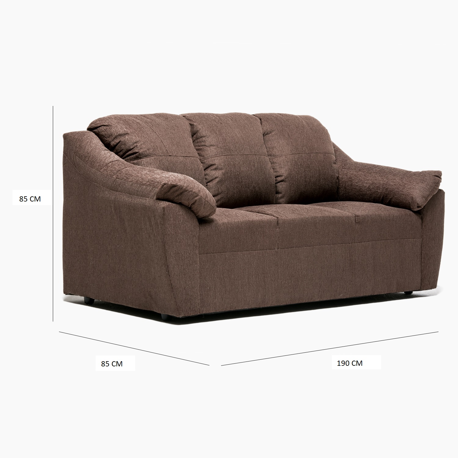 SOFA GENOVA 3CPOS CHOCOLATE - 2
