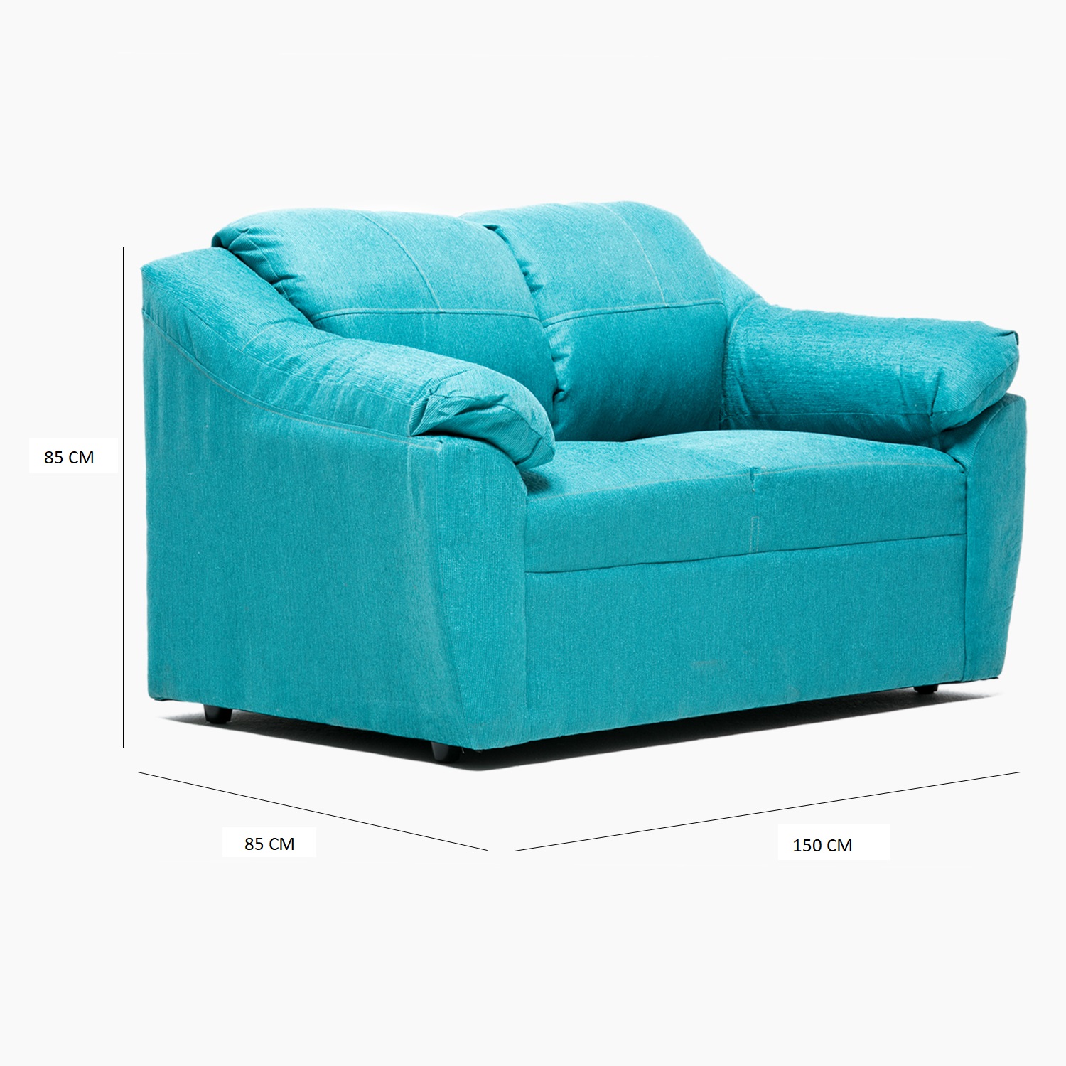 SOFA GENOVA 2CPOS TURQUEZA - 2