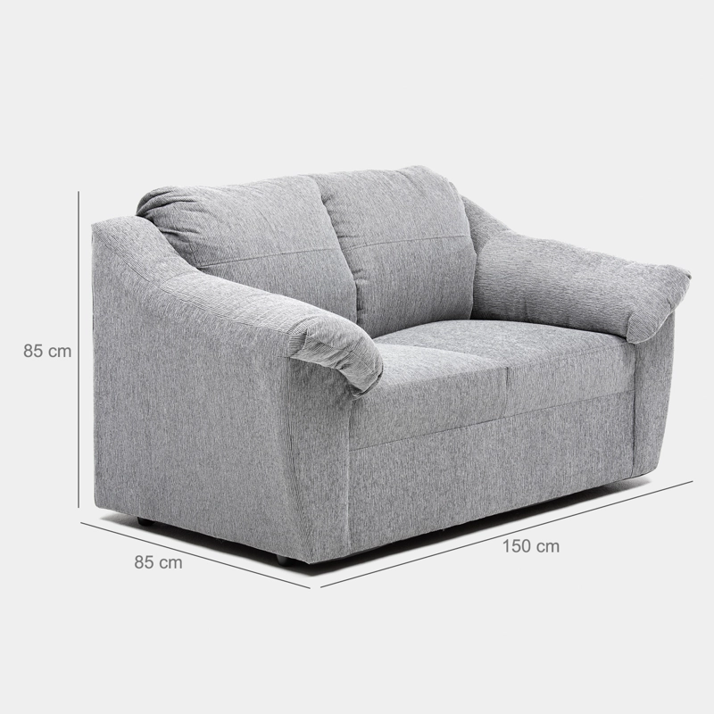 SOFA GENOVA 2CPOS GRIS - 2