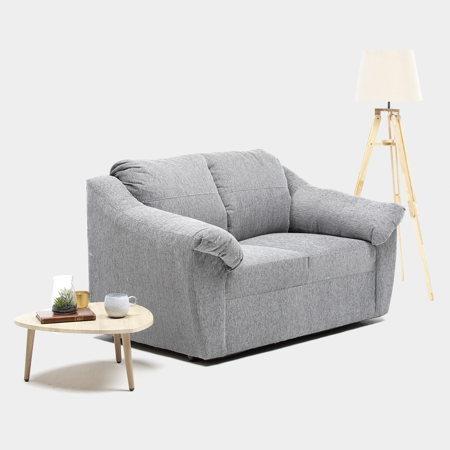 SOFA GENOVA 2CPOS GRIS - 4