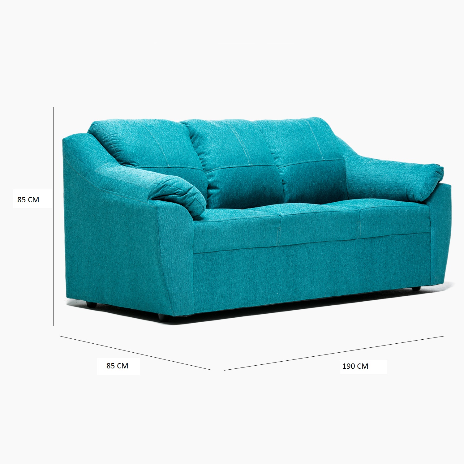 SOFA GENOVA 3CPOS TURQUEZA - 2