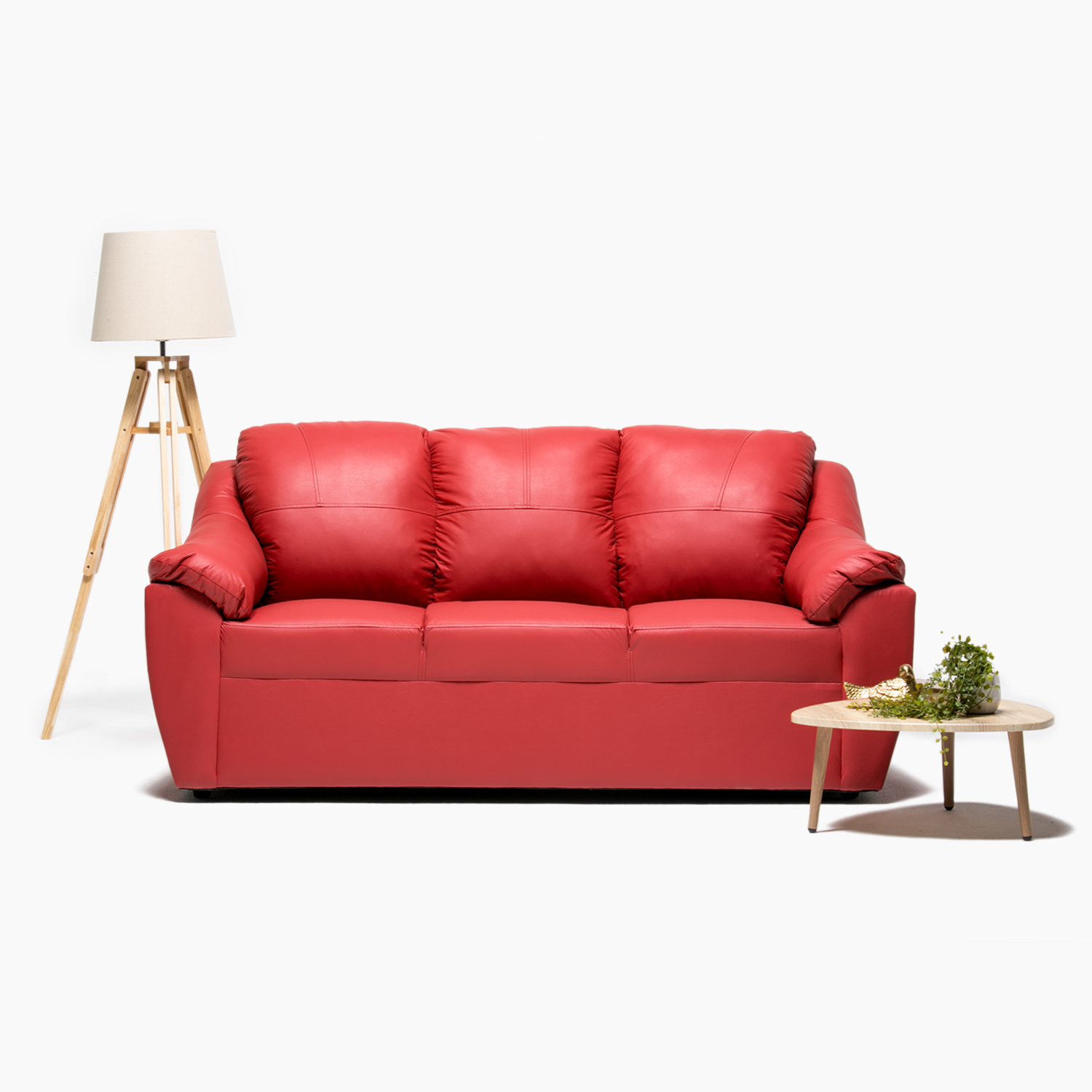 SOFA GENOVA 3CPOS ROJO - 4