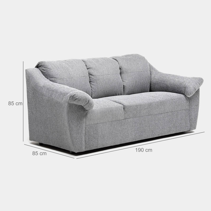 SOFA GENOVA 3CPOS GRIS - 2