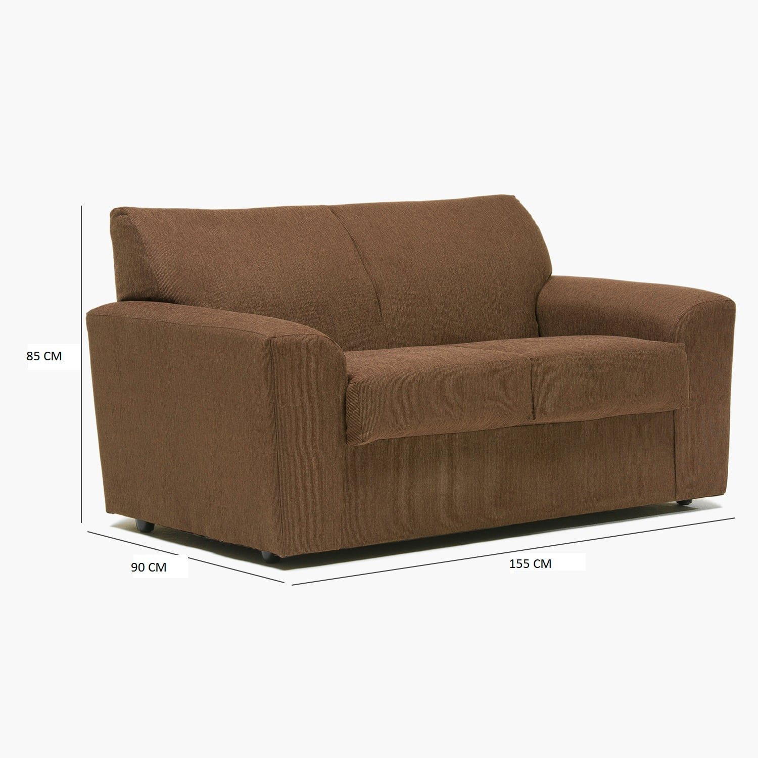 SOFA MILAN 2CPOS CHOCOLATE - 4
