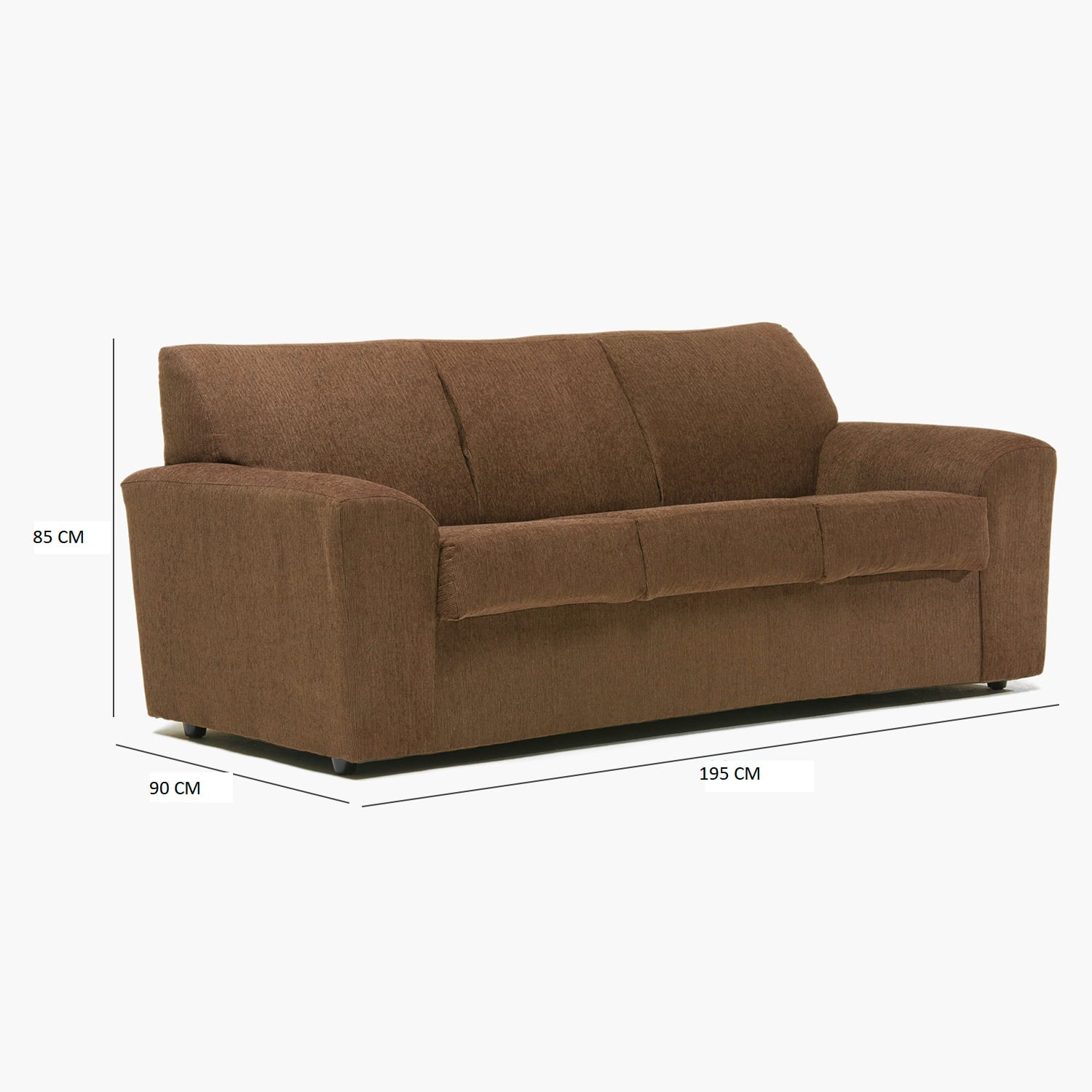 SOFA MILAN 3CPOS CHOCOLATE - 4