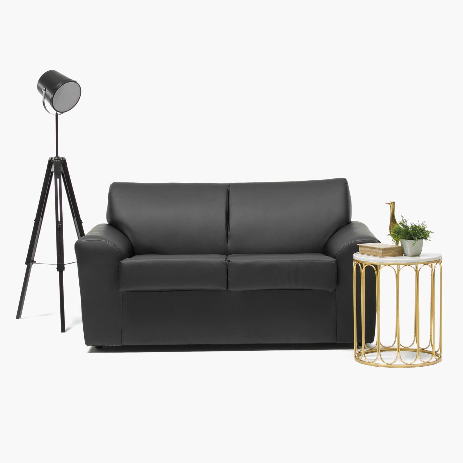 SOFA MILAN 2CPOS NEGRO - 2