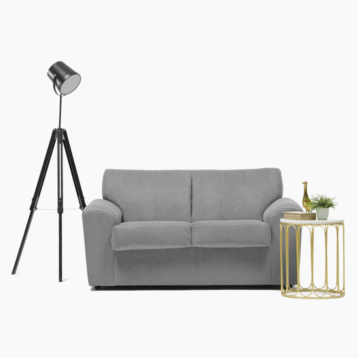 SOFA MILAN 2CPOS GRIS - 2