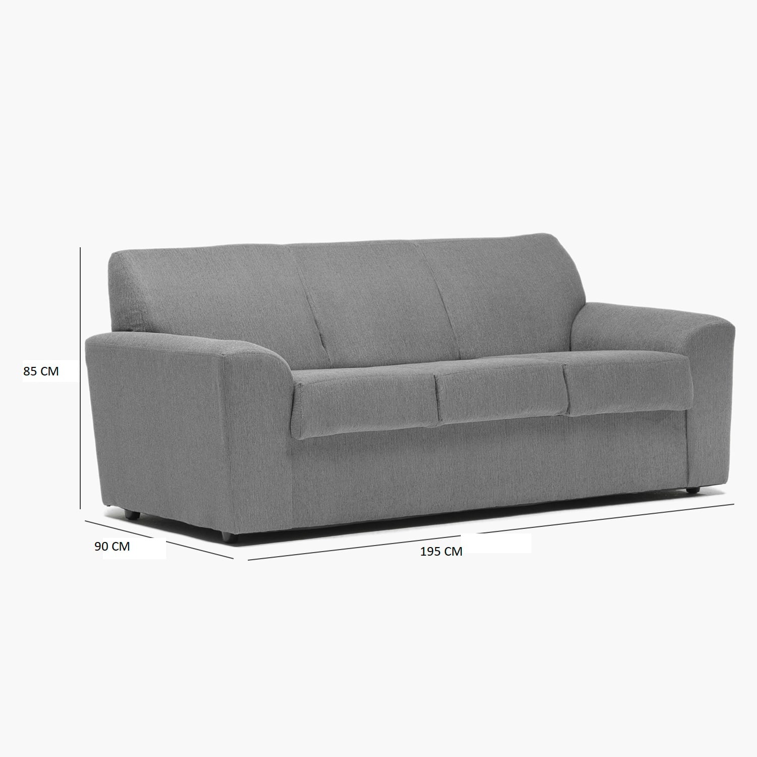 SOFA MILAN 3CPOS GRIS - 4