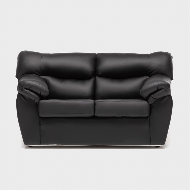 SOFA NEW ZEUS 2CPOS PU NEGRO - 1