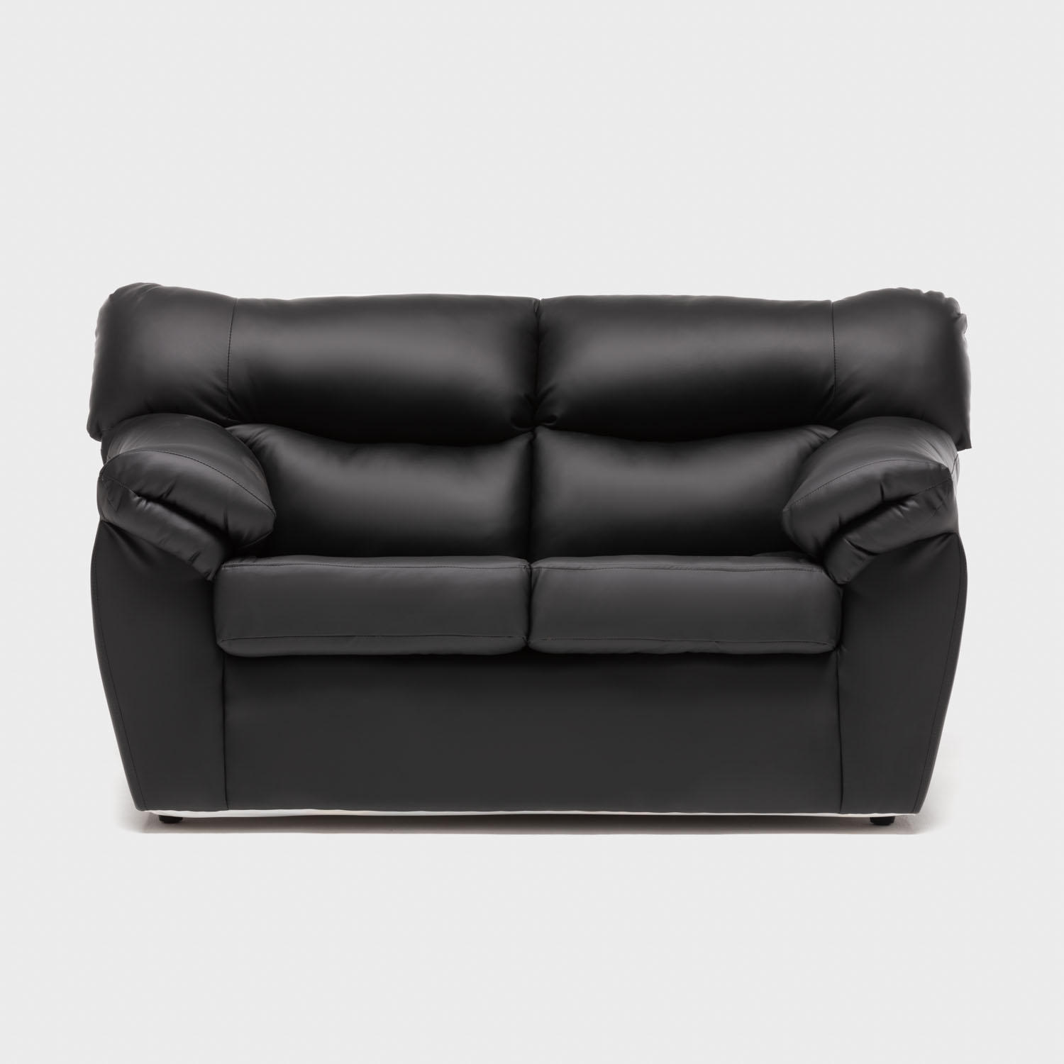SOFA NEW ZEUS 2CPOS PU NEGRO - 1