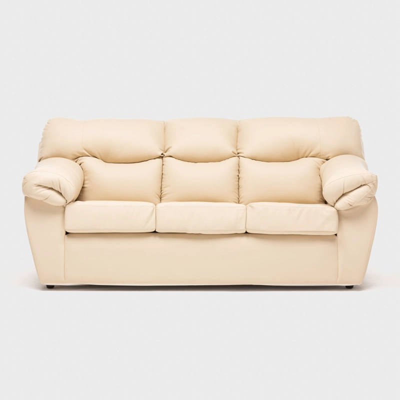 SOFA NEW ZEUS 3CPOS PU BEIGE - 1