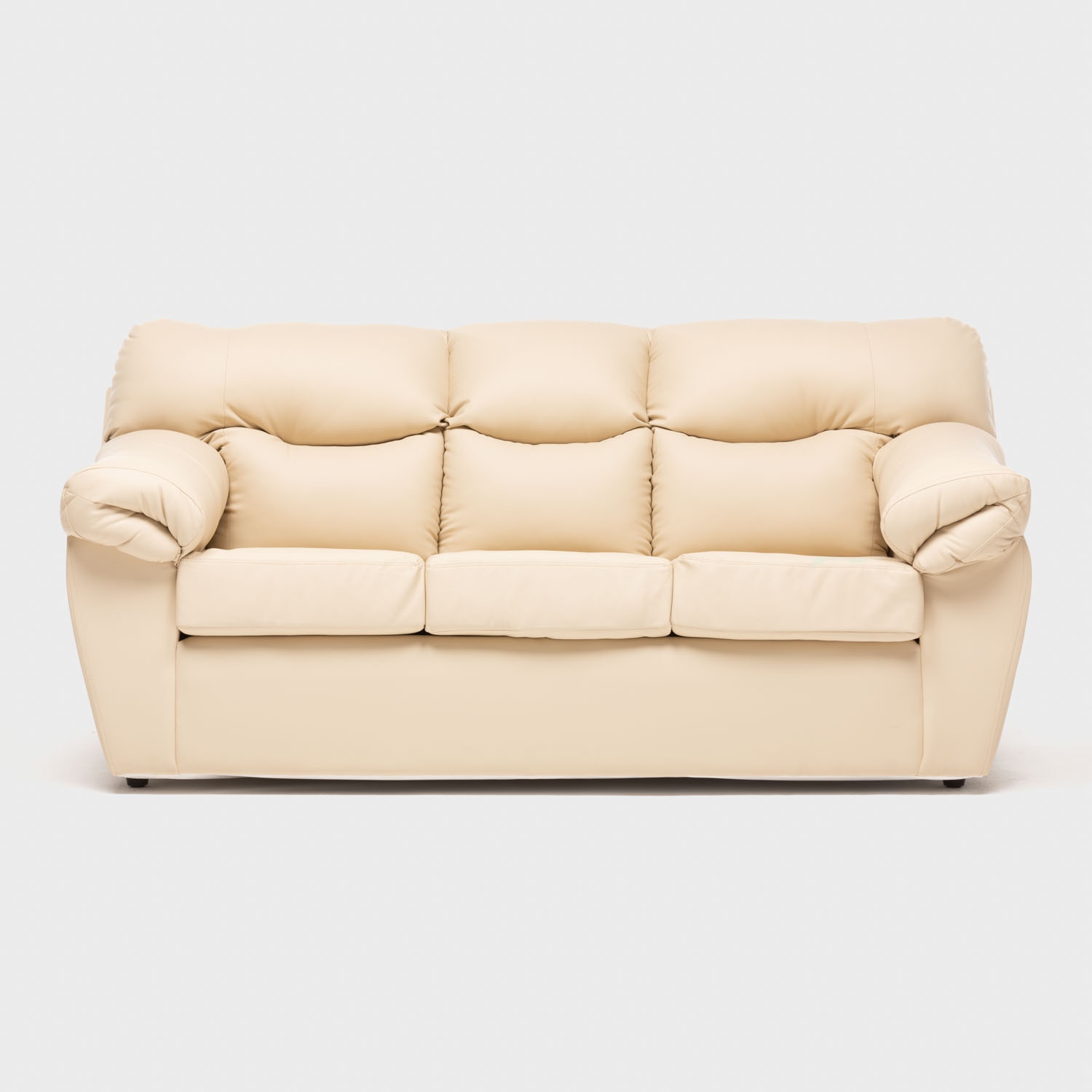 SOFA NEW ZEUS 3CPOS PU BEIGE - 1