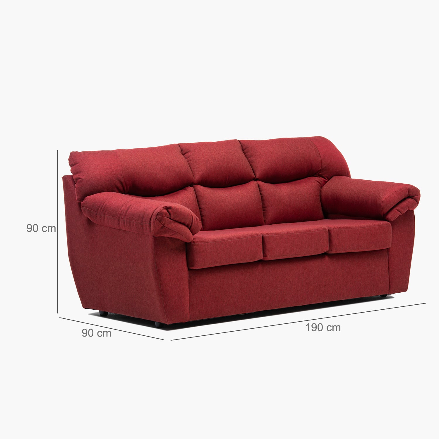 SOFA NEW ZEUS 3CPOS BURDEO - 2
