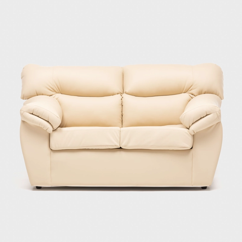 SOFA NEW ZEUS 2CPOS PU BEIGE - 1