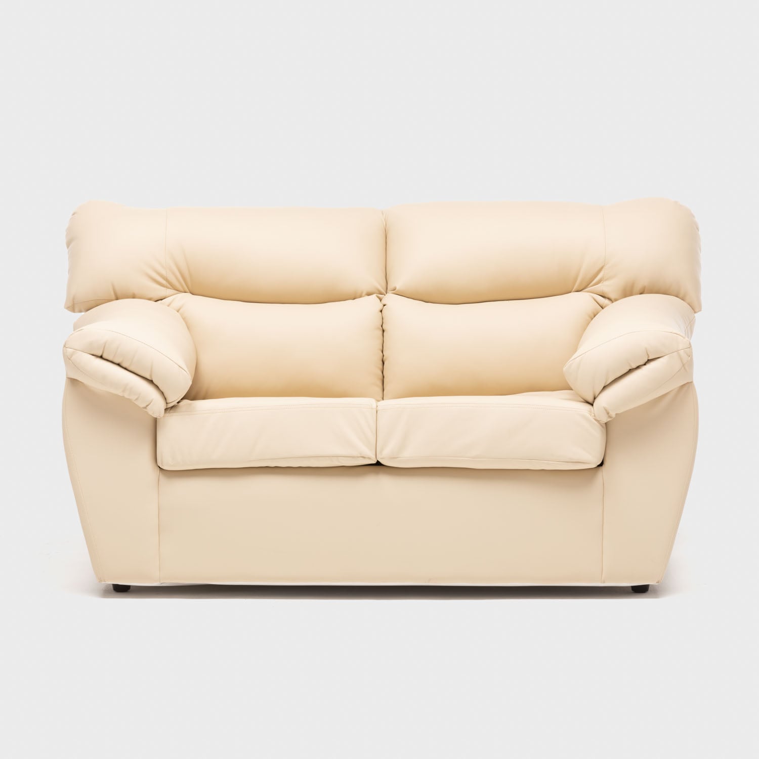 SOFA NEW ZEUS 2CPOS PU BEIGE - 1