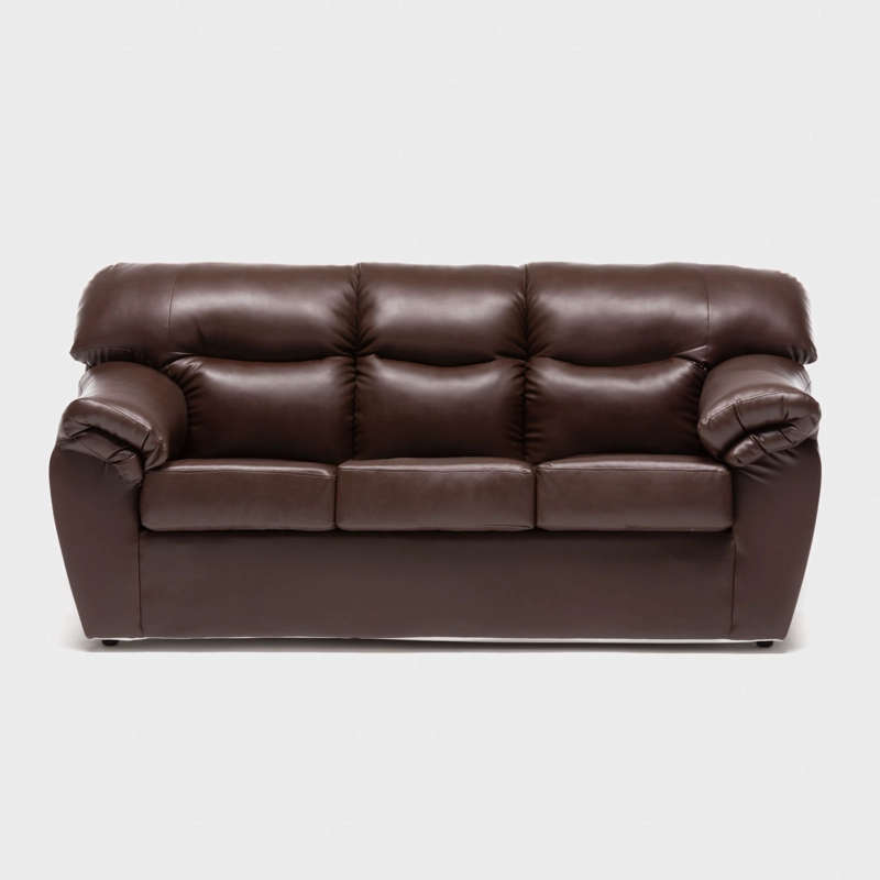 SOFA NEW ZEUS 3CPOS PU CAFÉ - 1