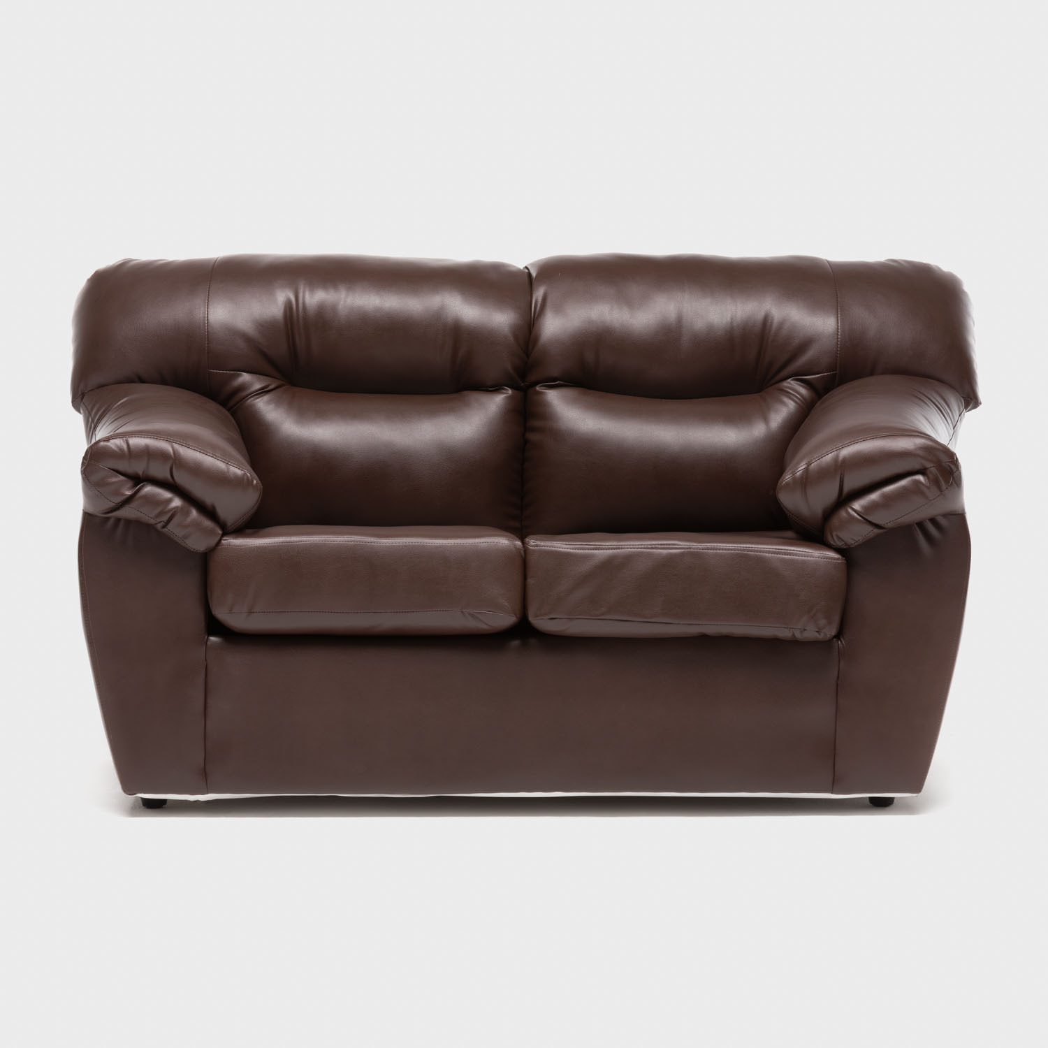 SOFA NEW ZEUS 2CPOS PU CAFÉ - 1