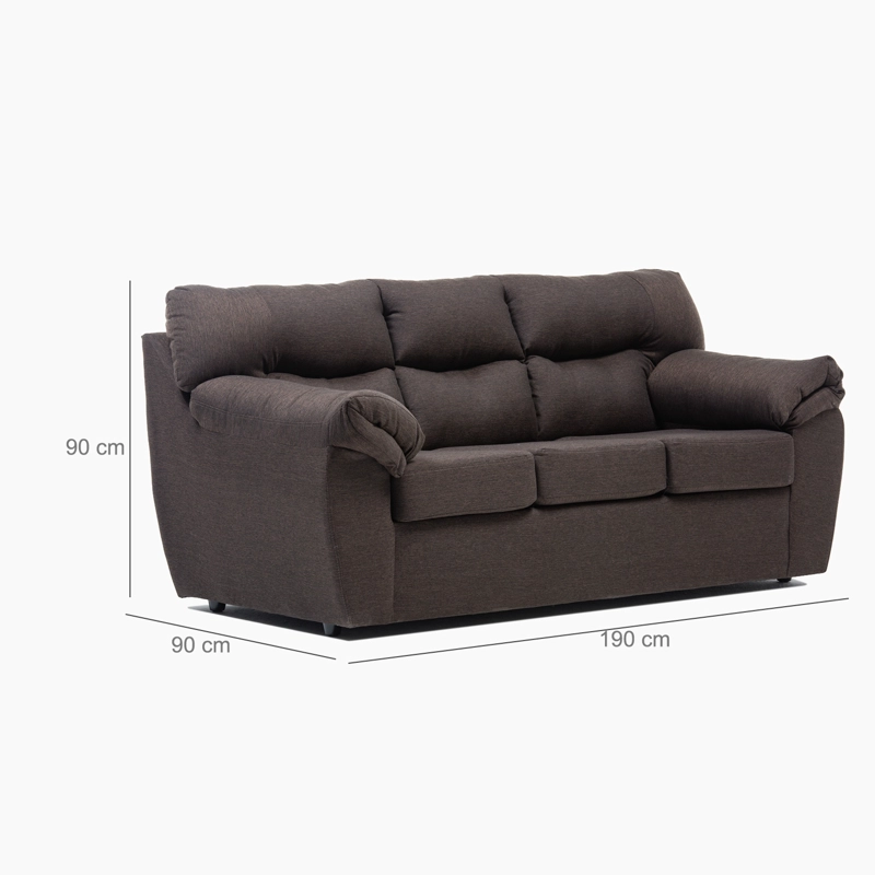 SOFA NEW ZEUS 3CPOS CHOCOLATE - 2