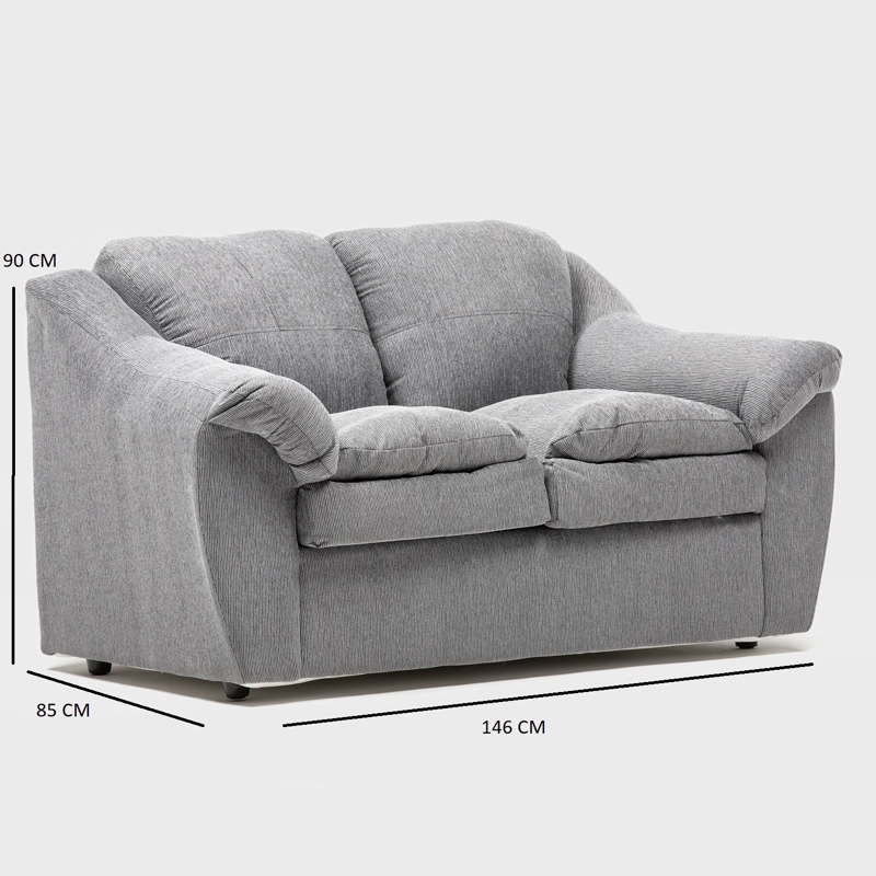 SOFA GALICIA 2CPOS GRIS - 4