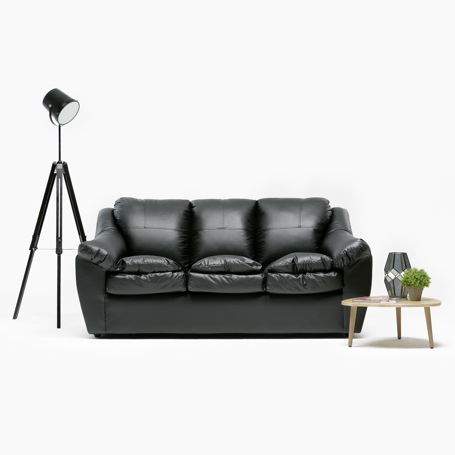 SOFA GALICIA 3CPOS NEGRO - 2