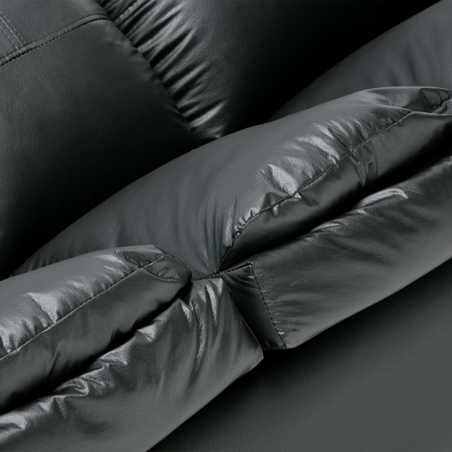 SOFA GALICIA 3CPOS NEGRO - 3