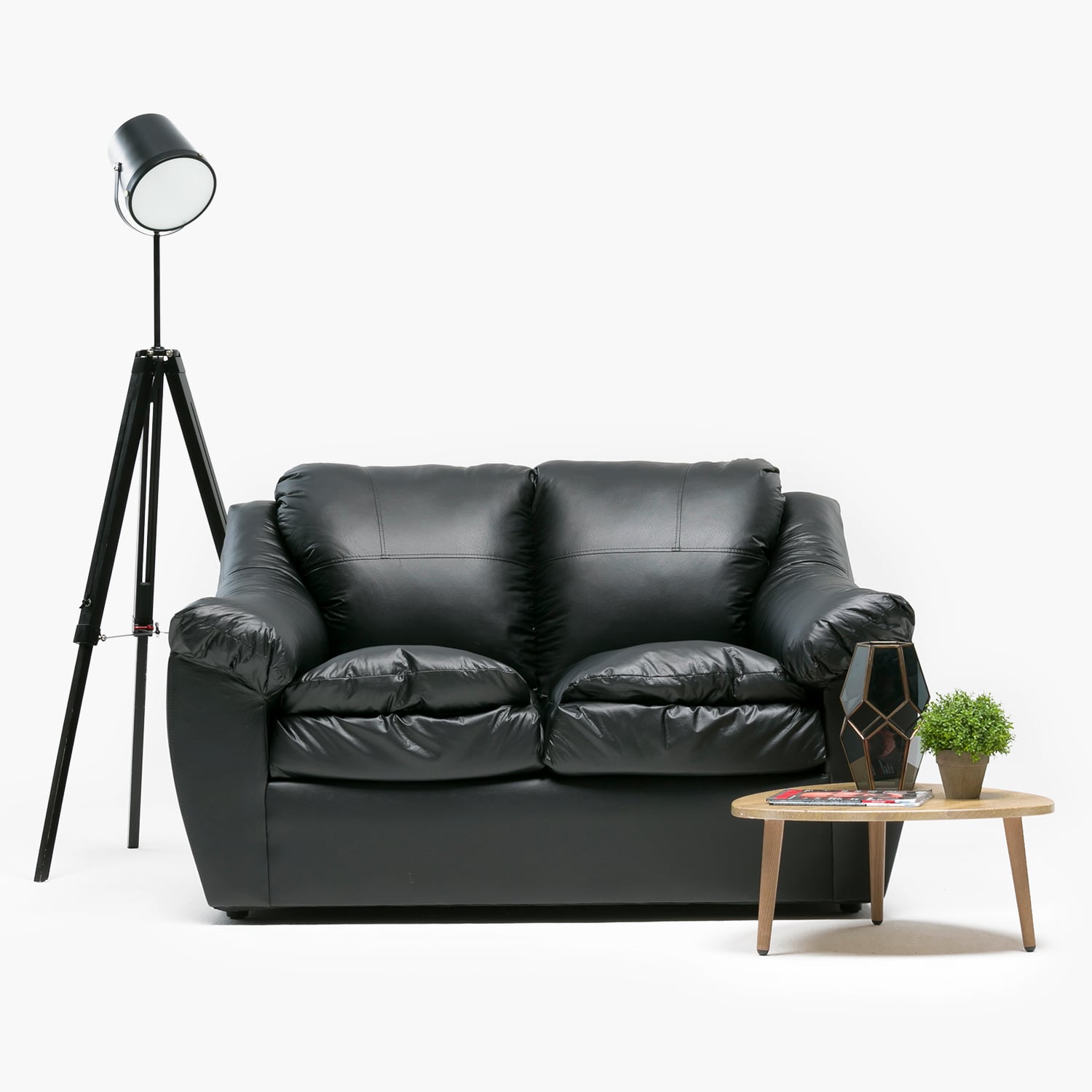 SOFA GALICIA 2CPOS NEGRO - 2